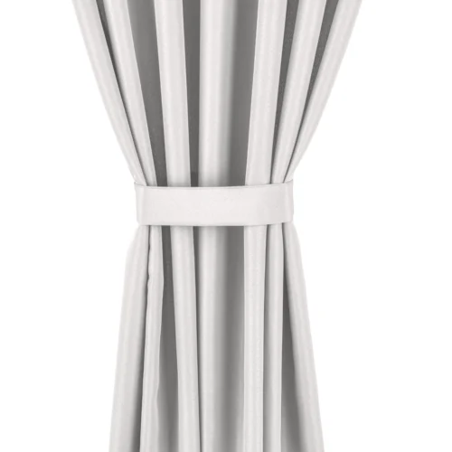 01a.webp Waterdicht Tuingordijn met Plooien - Lichtgrijs (200cm hoog)