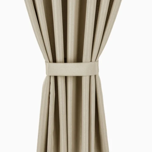 03a.webp Waterdicht Tuingordijn met Plooien - Beige (200cm hoog)