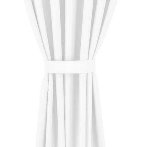 Waterdicht Tuingordijn met Plooien - Wit (200cm hoog)
