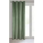 Velvet Ringgordijn - Mosgroen