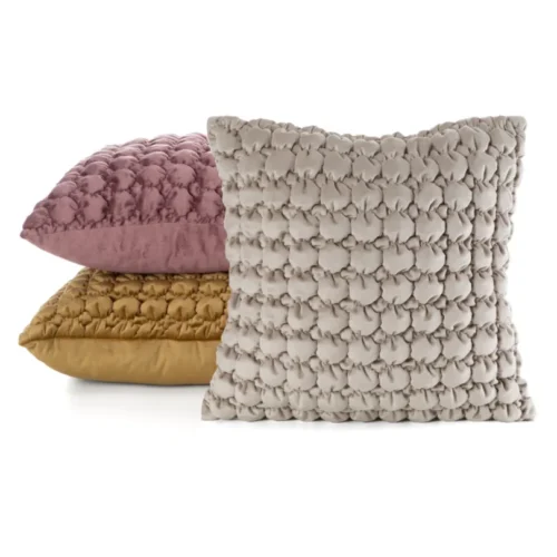 Velvet Bubbly Kussensloop - Beige