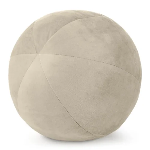 Decoratief Bolvormig Kussen Creme