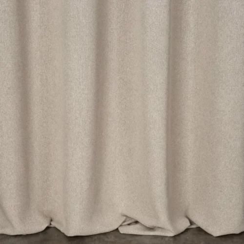 Lichtgewicht Ringgordijn Linnenlook - Beige