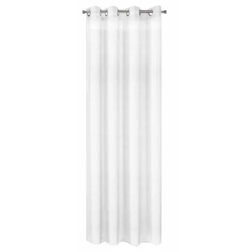 Vitrage gordijn met ringen wit ZKXW-04