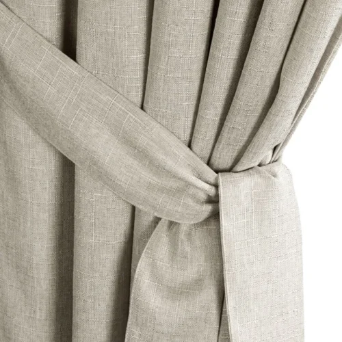 Waterdicht Buitengordijn Linnenlook - Beige (260cm hoog)