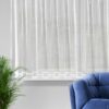 Micro mesh gordijn met kant FBR-01