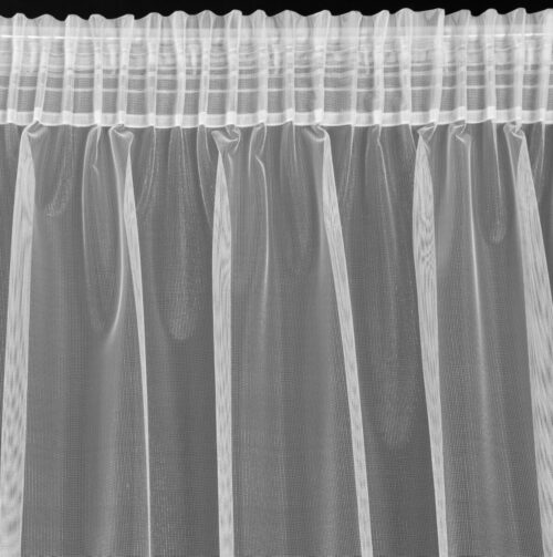 Micro mesh gordijn met kant FBR-01