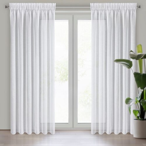 Gordijn met glanzende print FBS-01