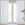 Wit voile gordijn met gewicht FWB-01