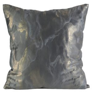 Fluwelen kussensloop met metallic print J01P-04