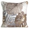 Fluwelen kussensloop met glanzende print J02F-01