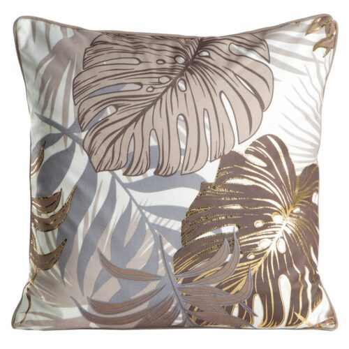 Fluwelen kussensloop met glanzende print J02F-01