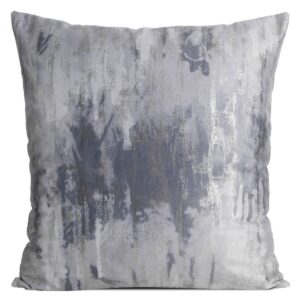Fluwelen kussensloop met metallic print J02G-01