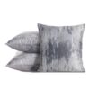 Fluwelen kussensloop met metallic print J02G-01