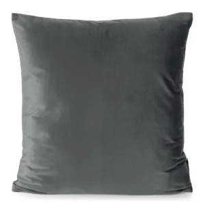 Eénkleurig stalen Velours kussenhoes JA135-06