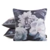 Fluwelen kussensloop met bloemen JA137-06