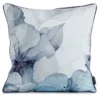Velours kussenhoes met bloemen JA137-22
