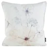 Velours kussenhoes met bloemen JA137-24