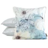 Velours kussenhoes met bloemen JA137-25