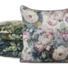 Velours kussenhoes met bloemen JA137-27