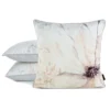 Velours kussenhoes met bloemen JA137-28