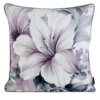 Velours kussenhoes met bloemen JA137-29