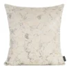 Fluwelen kussensloop met glanzende bloemenprint JA138-01