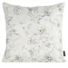 Fluwelen kussensloop met glanzende bloemenprint JA138-02