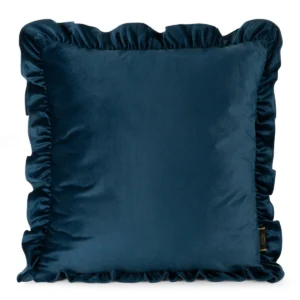 Velours kussenhoes versierd met ruches JA143-02