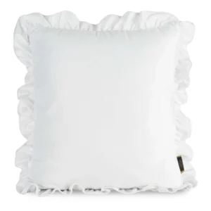Velours kussenhoes versierd met ruches JA143-05