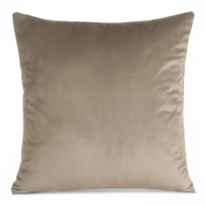 Beige fluwelen kussenhoes JA150-19