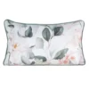 Fluweelen kussenhoes met vulling van bladeren en bloemen JA152A-03