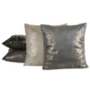 Velours kussenhoes met glanzende print JA153-04