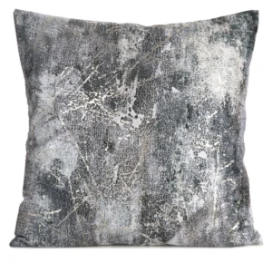 Velours kussenhoes met metallic print JA155-01