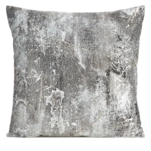 Velours kussenhoes met metallic print JA155-02