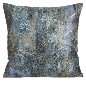 Velours kussenhoes met metallic print JA155-04