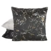 Velours kussenhoes met glanzende marmerprint JA156-02
