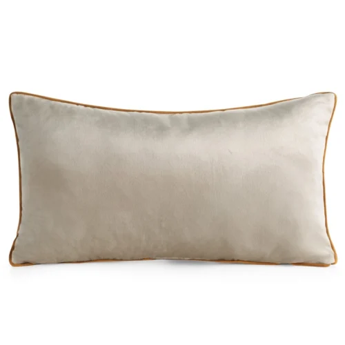 Fluwelen kussenhoes met vulling en bies JA160-01