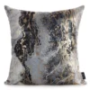 Fluwelen kussenhoes met ringen en metallic print JA163-03