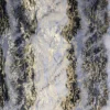 Fluwelen kussenhoes met ringen en metallic print JA163-03