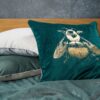 Fluwelen kussensloop met print JBQ-02