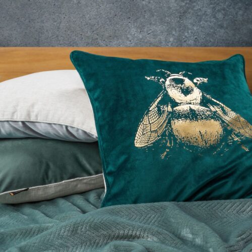 Fluwelen kussensloop met print JBQ-02