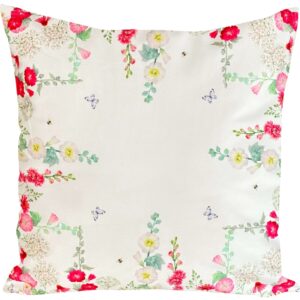 Velours kussensloop met wilde bloemen JCL-655