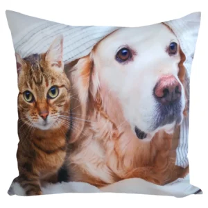 Velours kussenhoes hond en kat JCL-693