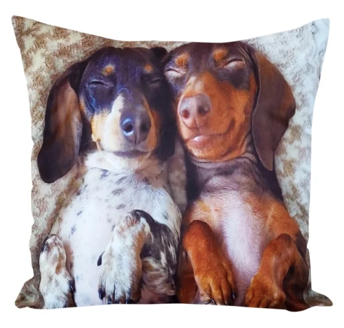 Velours kussenhoes honden JCL-695