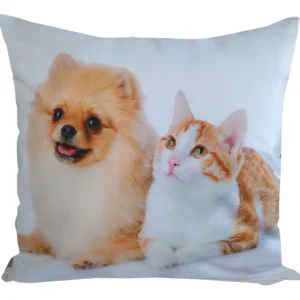 Velours kussenhoes hond en kat JCL-696