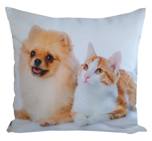 Velours kussenhoes hond en kat JCL-696