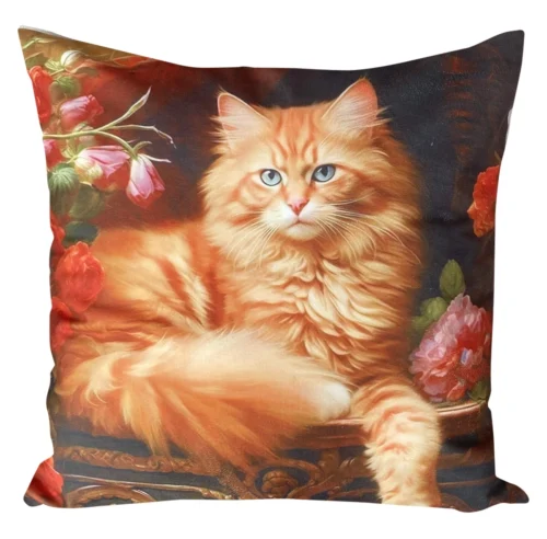 Kat velours kussenhoes JCL-698