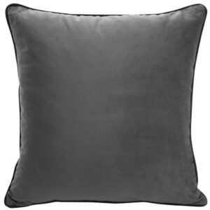 Grafiet fluwelen kussensloop JIM-05