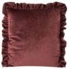 JIU-09 fluwelen kussensloop ruffle